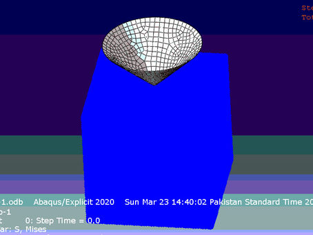 Micro Indentation Simulation using Abaqus SPH method