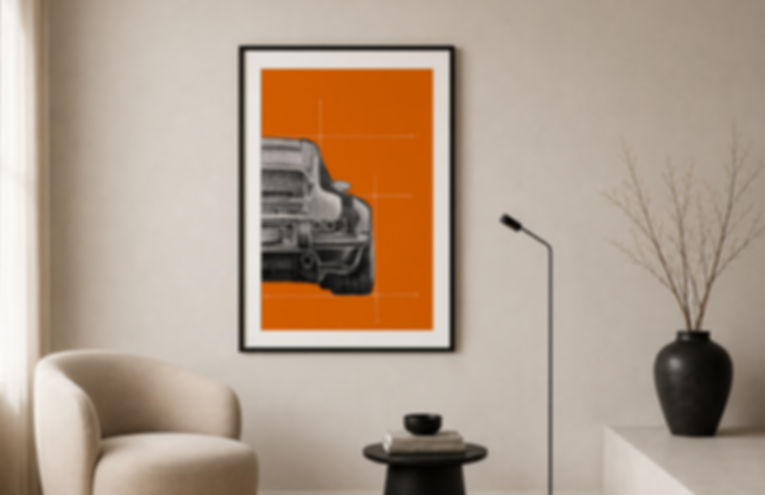 Porsche Singer- Orange