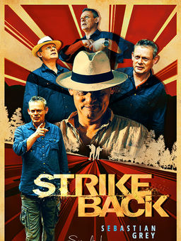 Simo Arshara artwork for Martin Clunes tribute – Strike Back