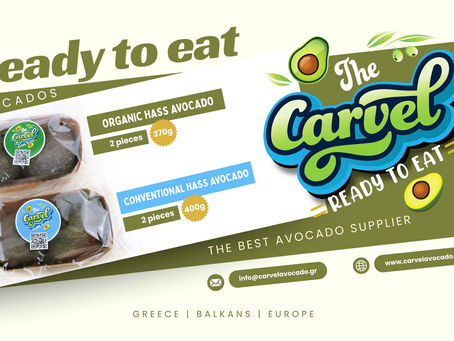 Premium Ready to Eat Hass avocados by Carvel Avocado including Organic and Conventional Hass avocado packs for retail and wholesale markets.