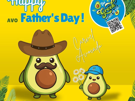 Father’s Day 2026 avocado brunch ideas with healthy breakfast recipes with "The greek ready to eat" avocado by Carvel Avocado