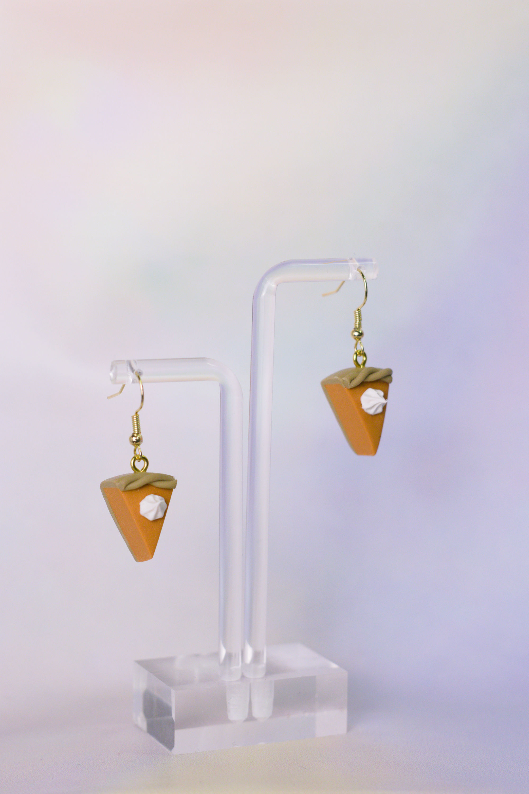 Pumpkin Pie Slice Dangles