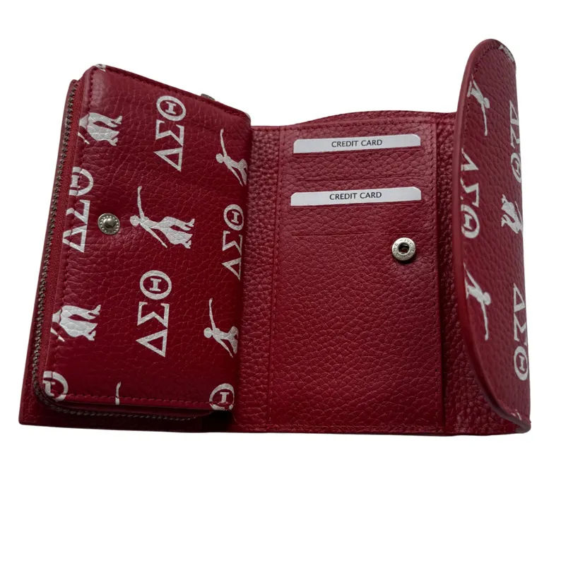 Thumbnail: Delta Sigma Theta Wallet: Genuine Leather wallet