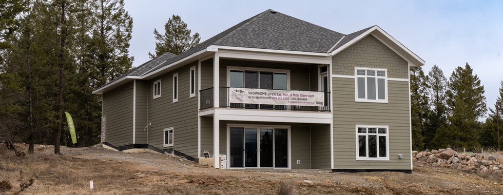 Exterior of walkout basement