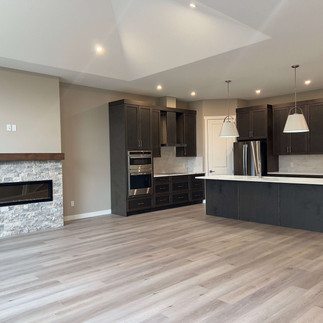 Kitchen in Aspen villa