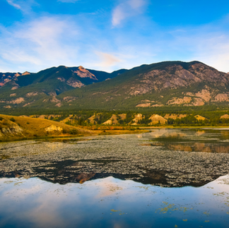Columbia Valley Wetlands in the fall