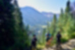 Mountain biking in the mountains
