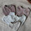 Miniature : Bavoir bandana - Double gaze de coton