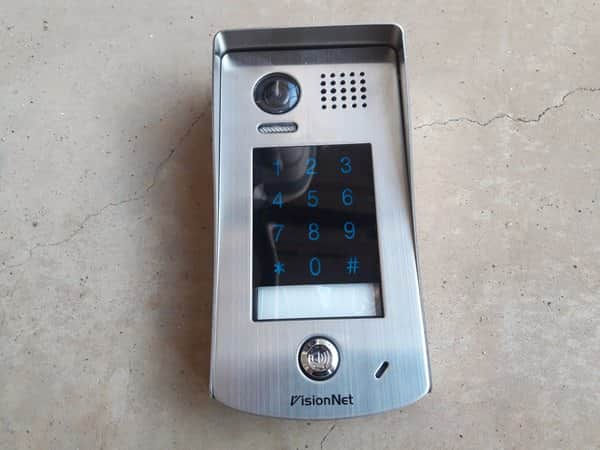 VisionNet Touch keypad access control 2TL-601KP P.N 560014_home intercom with Ca