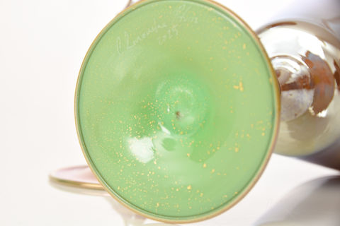 Verres à pied géométrique 3