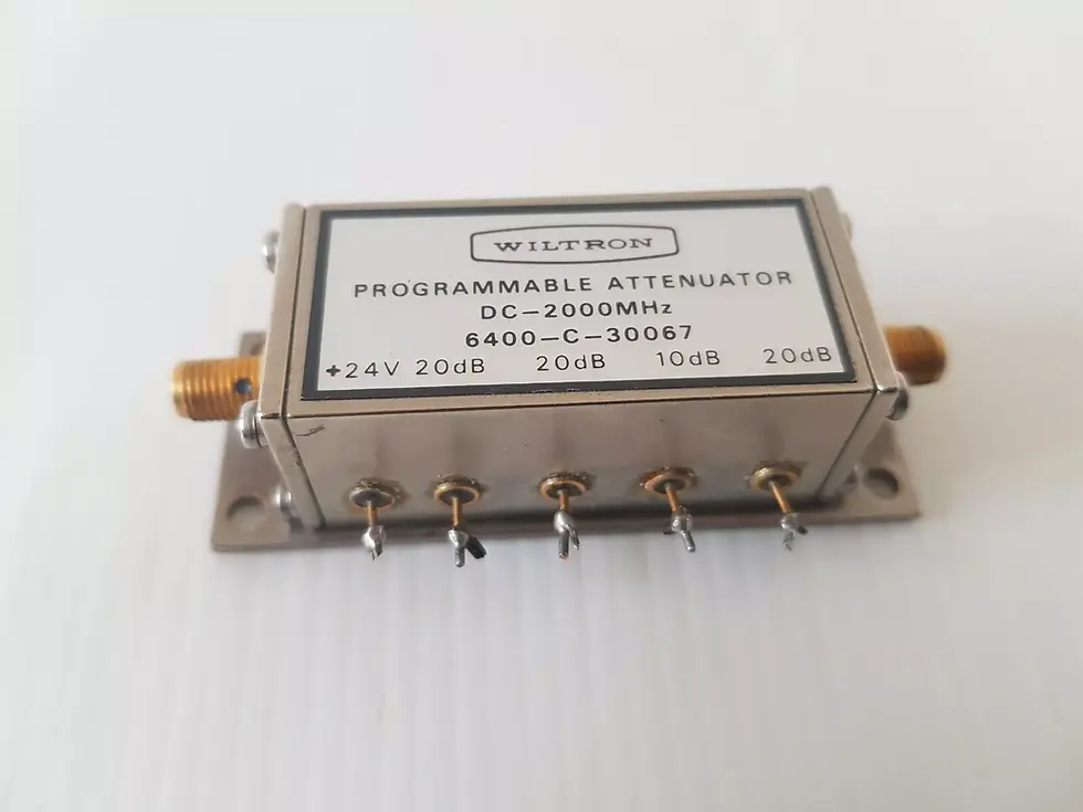 Wiltron 6400-C-30067 Programmable Attenuator dc-2000MHz From 6407 RF Analyzer