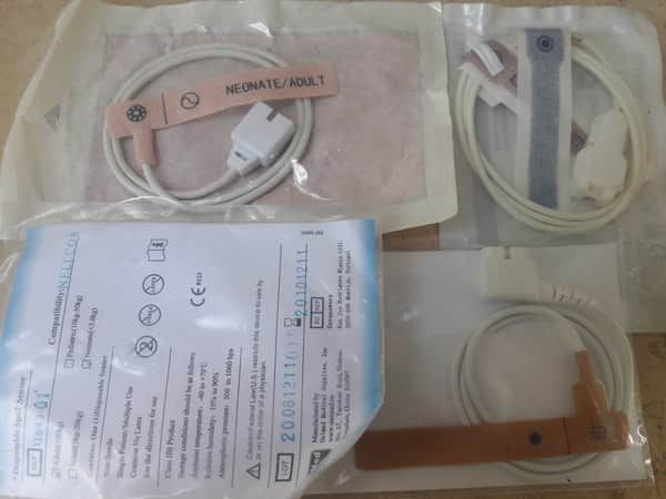 *New* - OXI-NEONATE-Adult-Disposable SpO2 Finger Oxygen Sensors * Lot of 3*
