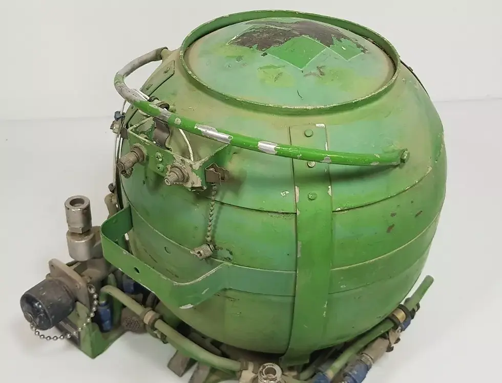 MILITARY AIRCRAFT 10L Liter LIQUID OXYGEN LOX CONVERTER 10C-0016-16 collectable