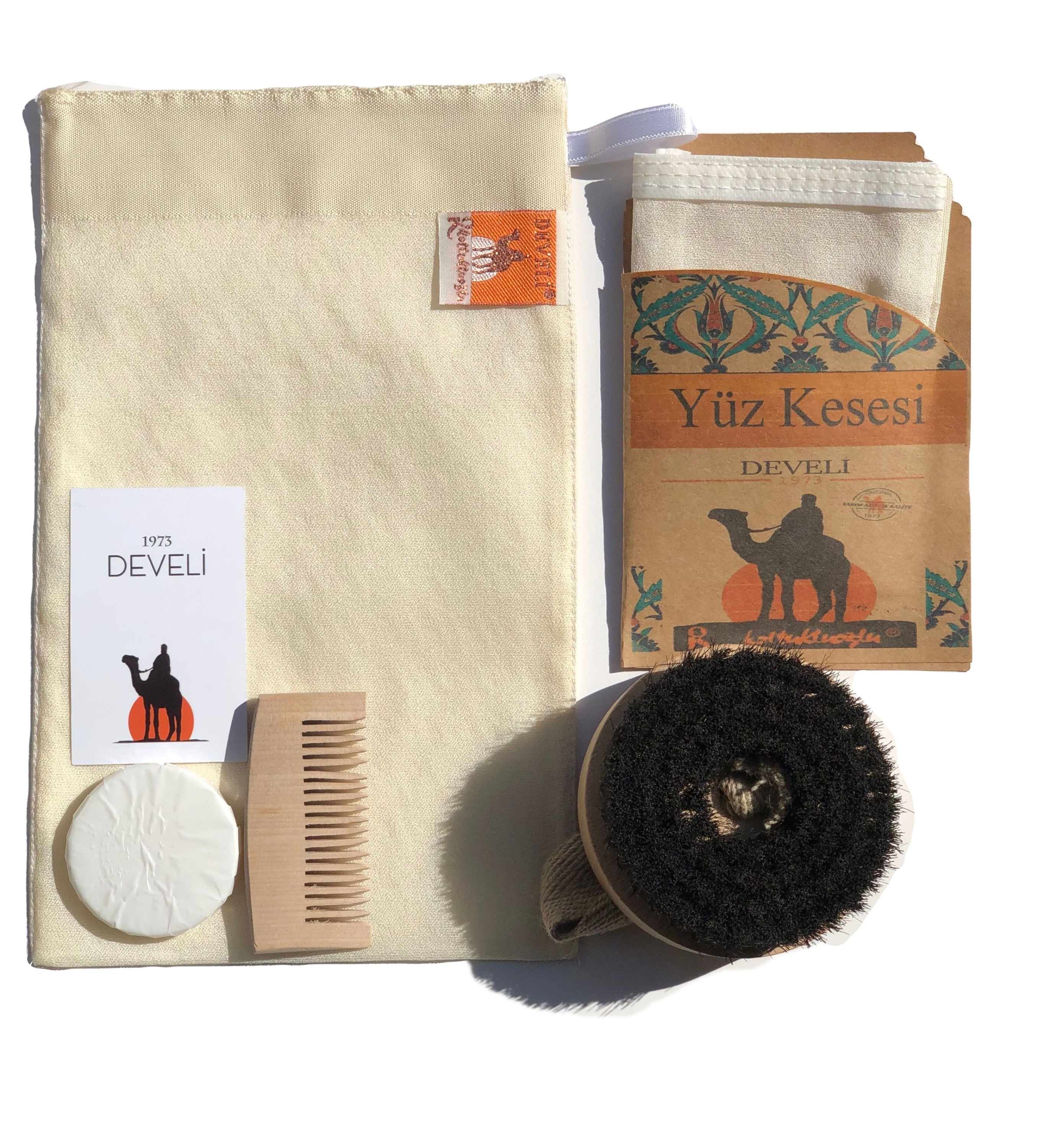 %100 At Kılı Naturel Selülit Fırça Set