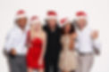Friends with Santa Hats
