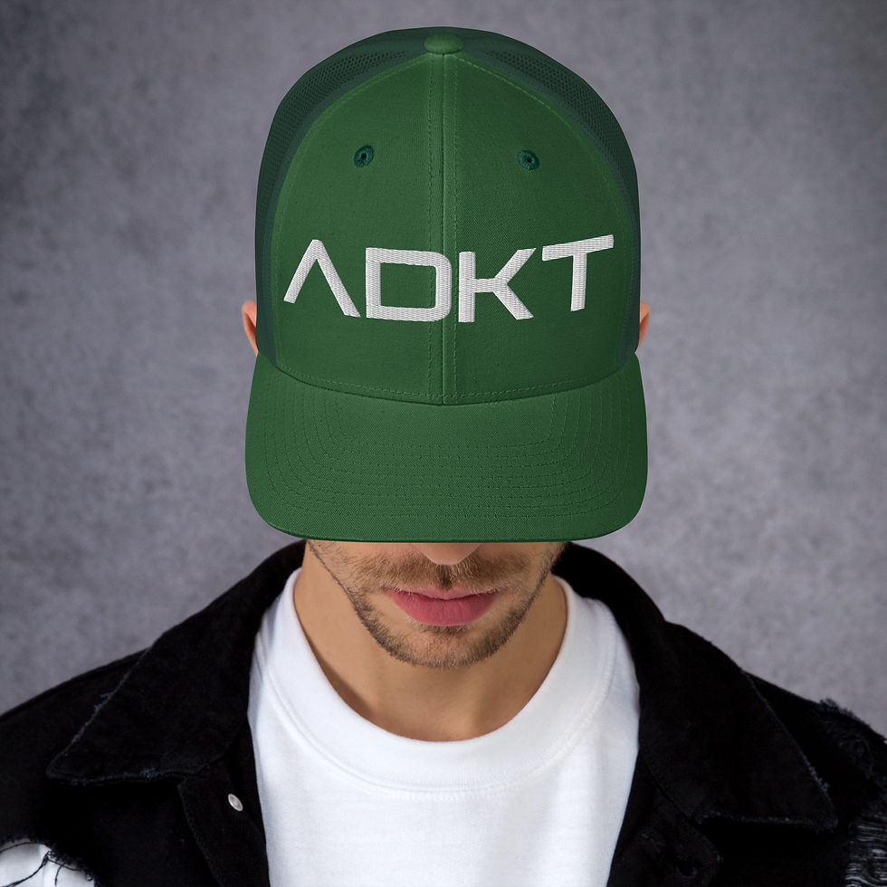 Thumbnail: Trucker Cap - White Logo