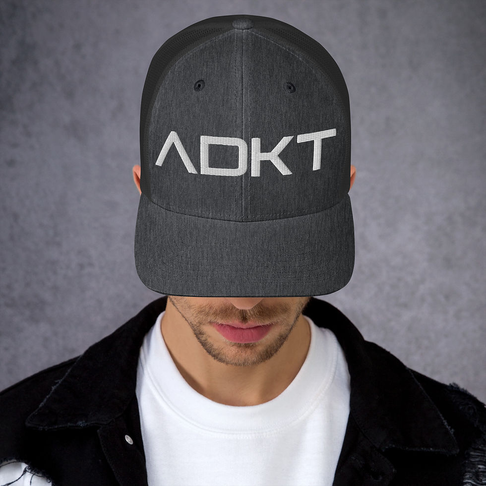 Thumbnail: Trucker Cap - White Logo