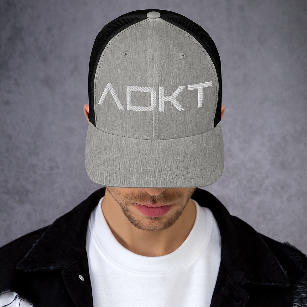 Thumbnail: Trucker Cap - White Logo