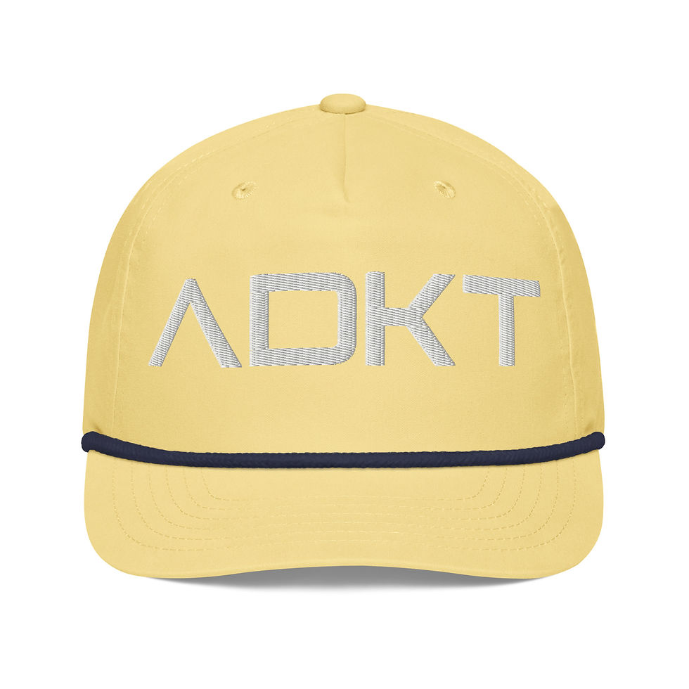 Thumbnail: Golf Rope Hat - White Logo