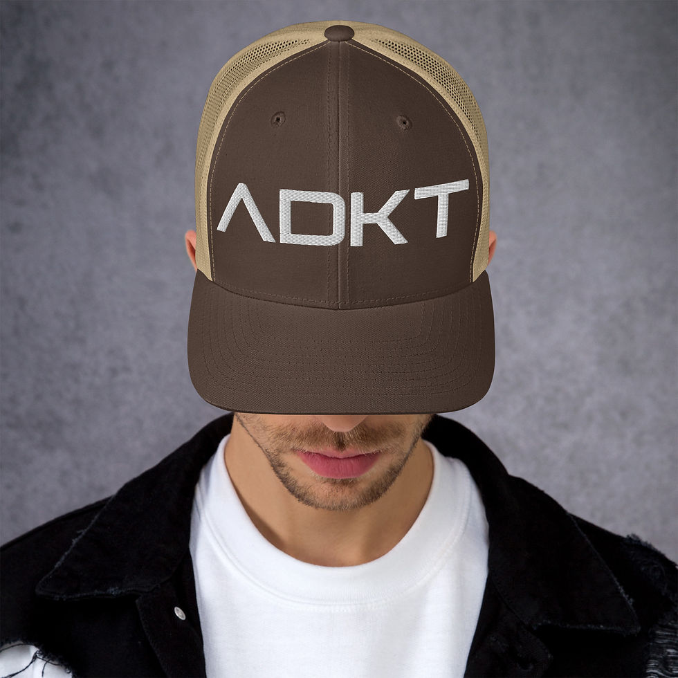 Thumbnail: Trucker Cap - White Logo