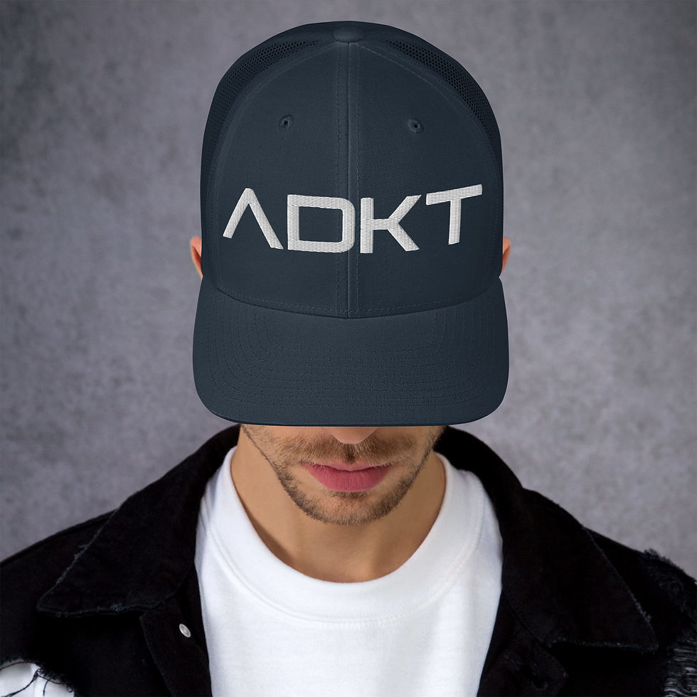 Thumbnail: Trucker Cap - White Logo