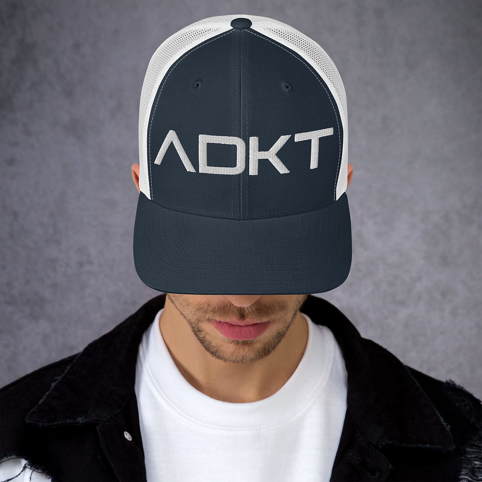 Thumbnail: Trucker Cap - White Logo
