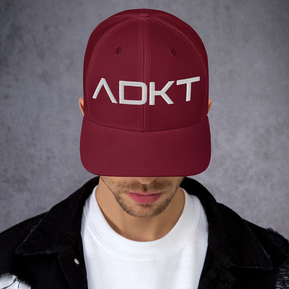 Thumbnail: Trucker Cap - White Logo