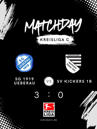 Kickers 1B unterliegt in Ueberau