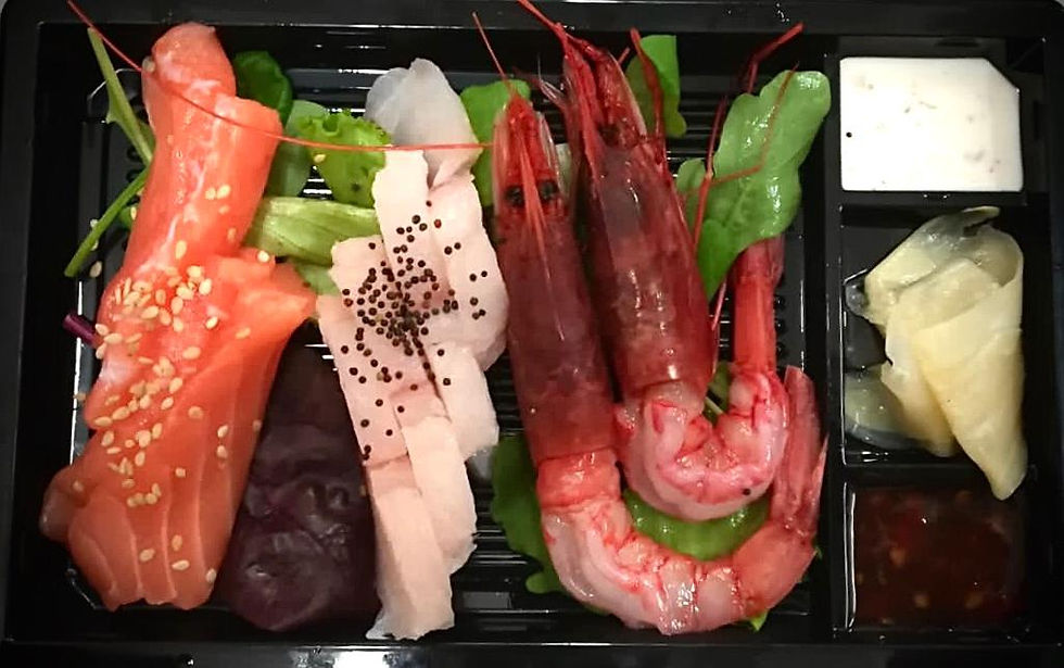 Crudità di pesce luci e calici
