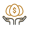 hands holding nest egg graphic