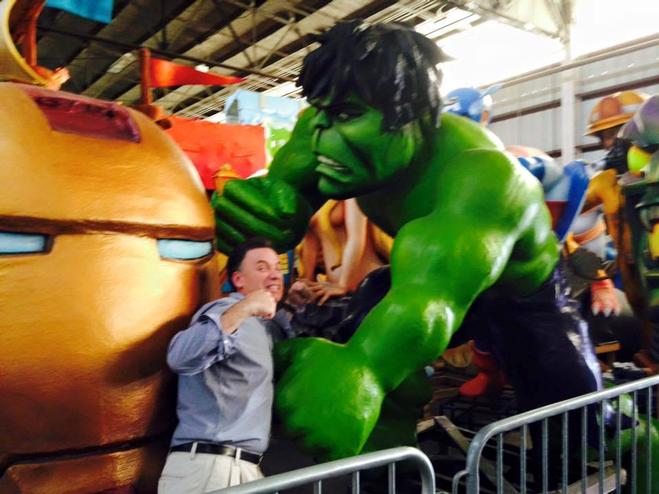 Kevin and the Hulk HAMMERING out Healthcare Issues