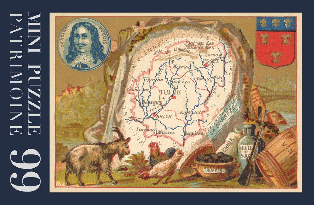 24HM - Carte de la Corrèze