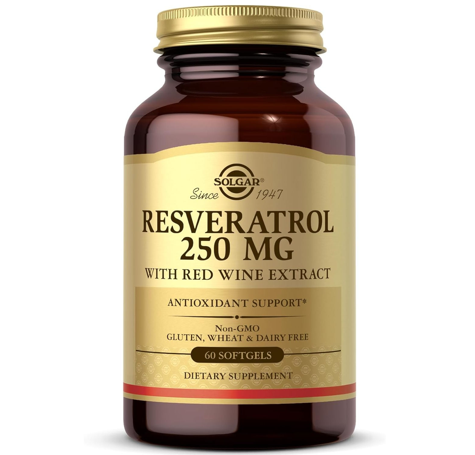 Resveratrol Solgar 250 mg 60 Capsulas Blandas