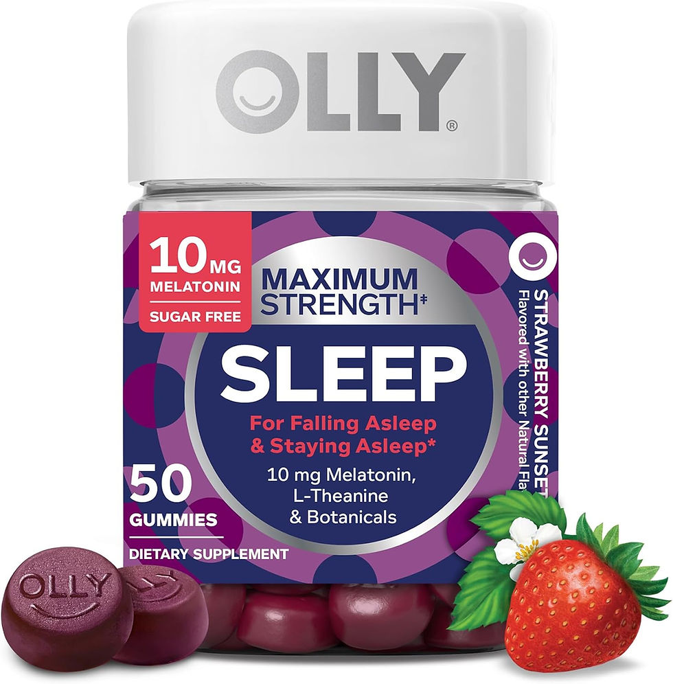 Gomitas de Melatonina para Adultos Olly Sleep 10 mg Sabor Frambuesa 50 Gomas