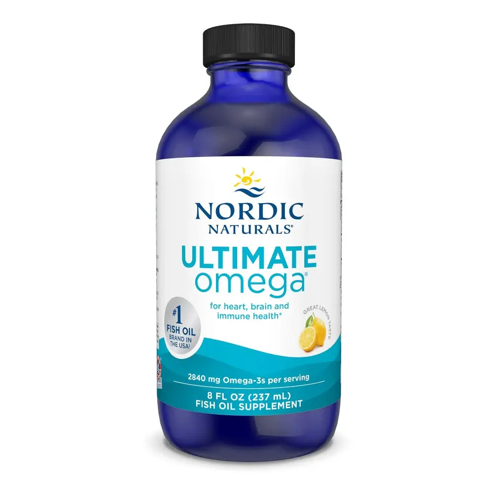 Ultimate Omega 3 Nordic Naturals 2840 mg Sabor Limón 237 ml