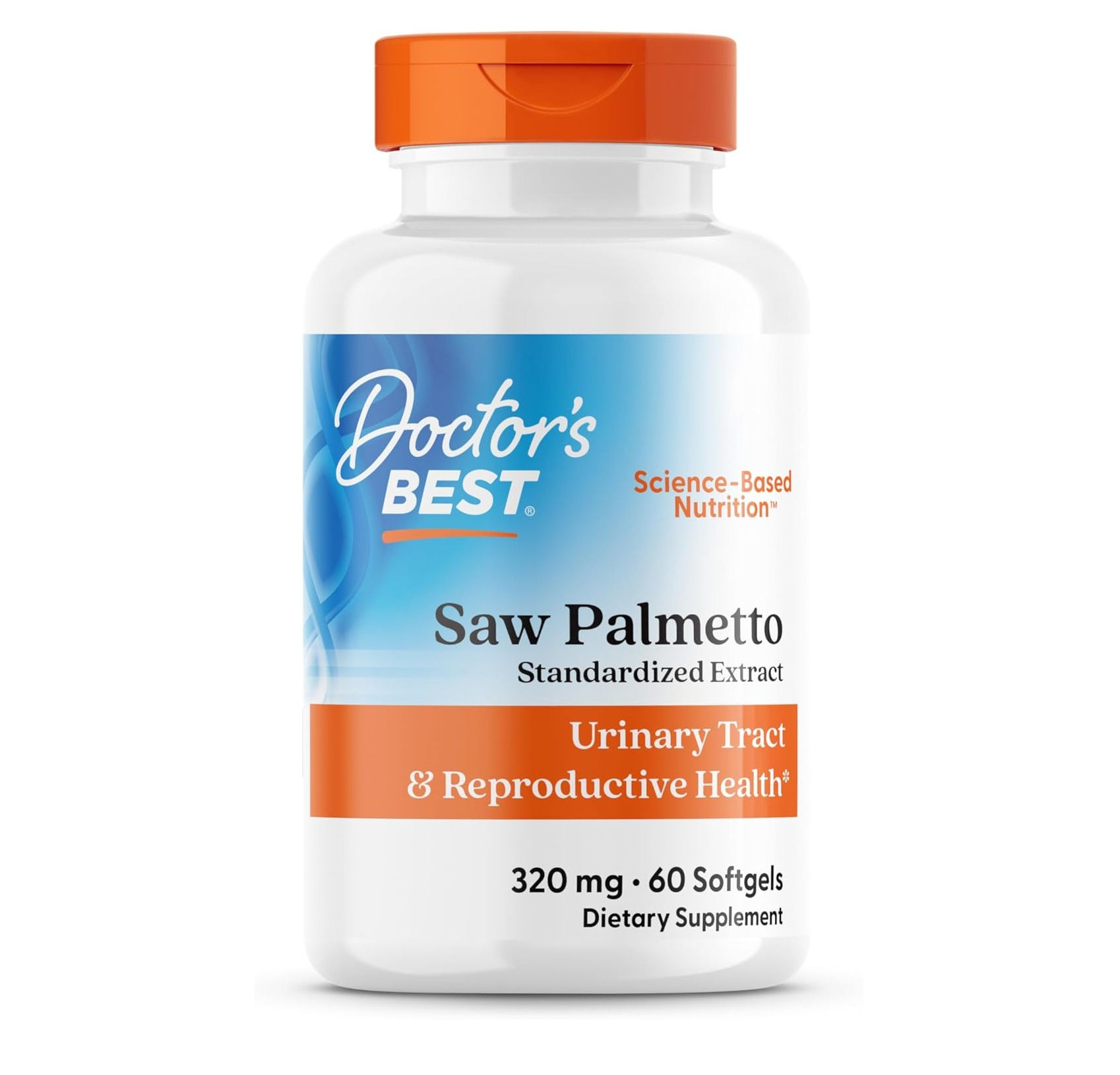 Saw Palmetto Doctor's Best Prosterol® 60 Cápsulas Blandas