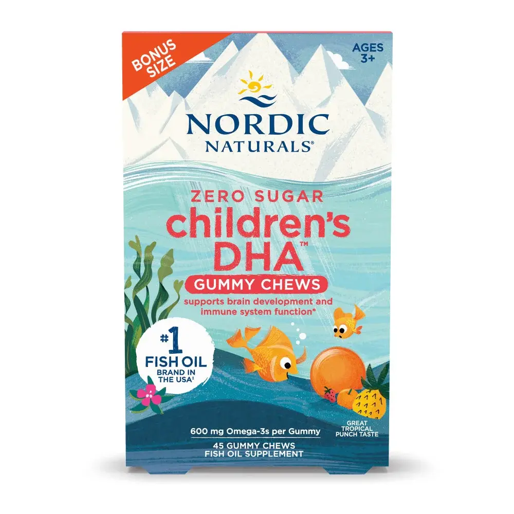 Gomitas Omega 3 para Niños Nordic Naturals 600 mg Childrens DHA 45 Gummies