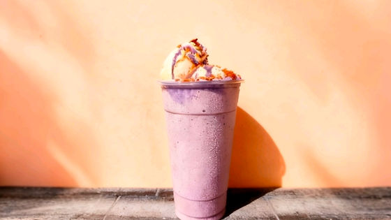 Ice Cream Ube Milk Tea