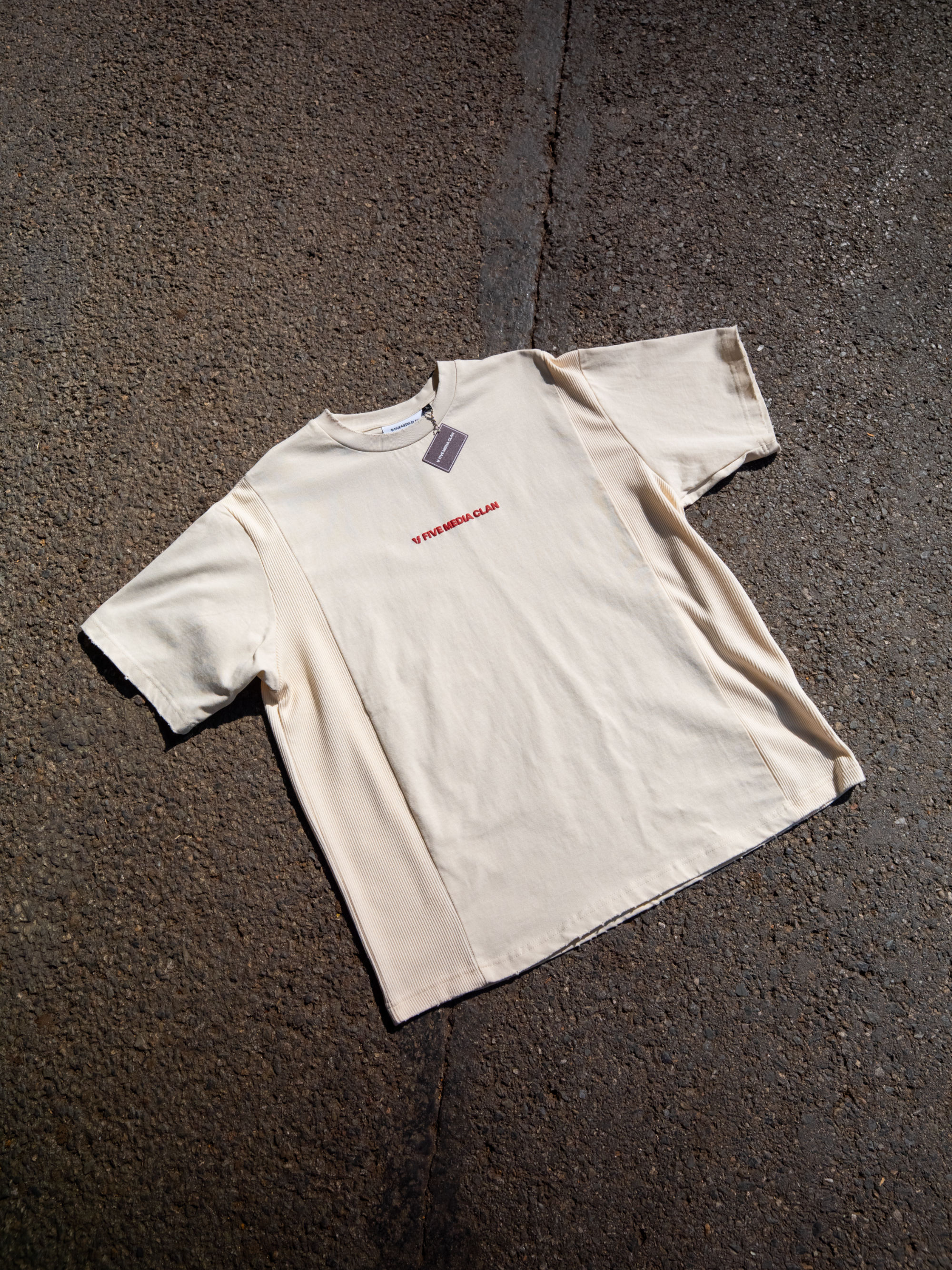 Striped Off-White Tee