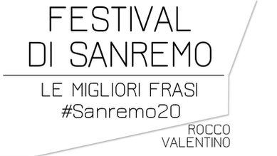 SANREMO 2020: Le migliori frasi