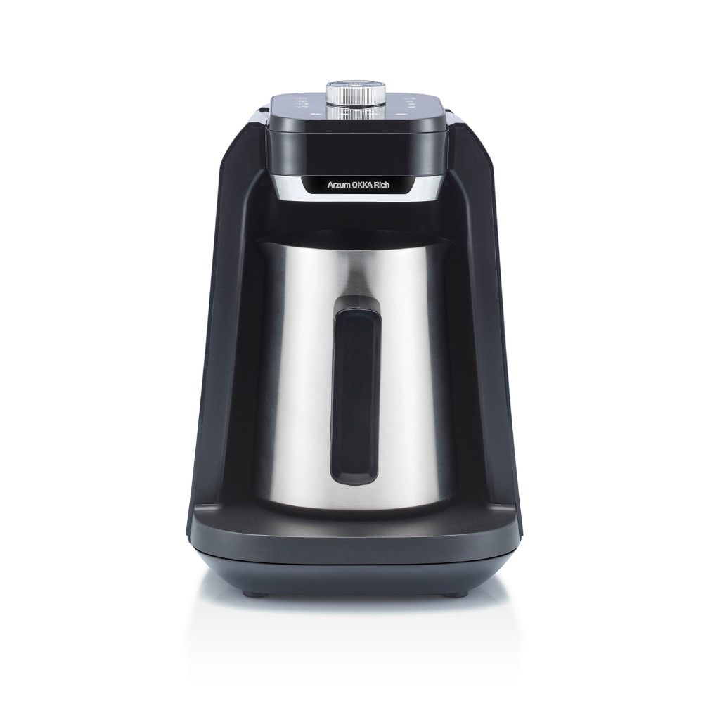 Arzum Okka-Rich Spin Pro Coffee Machine- Black, Chrome