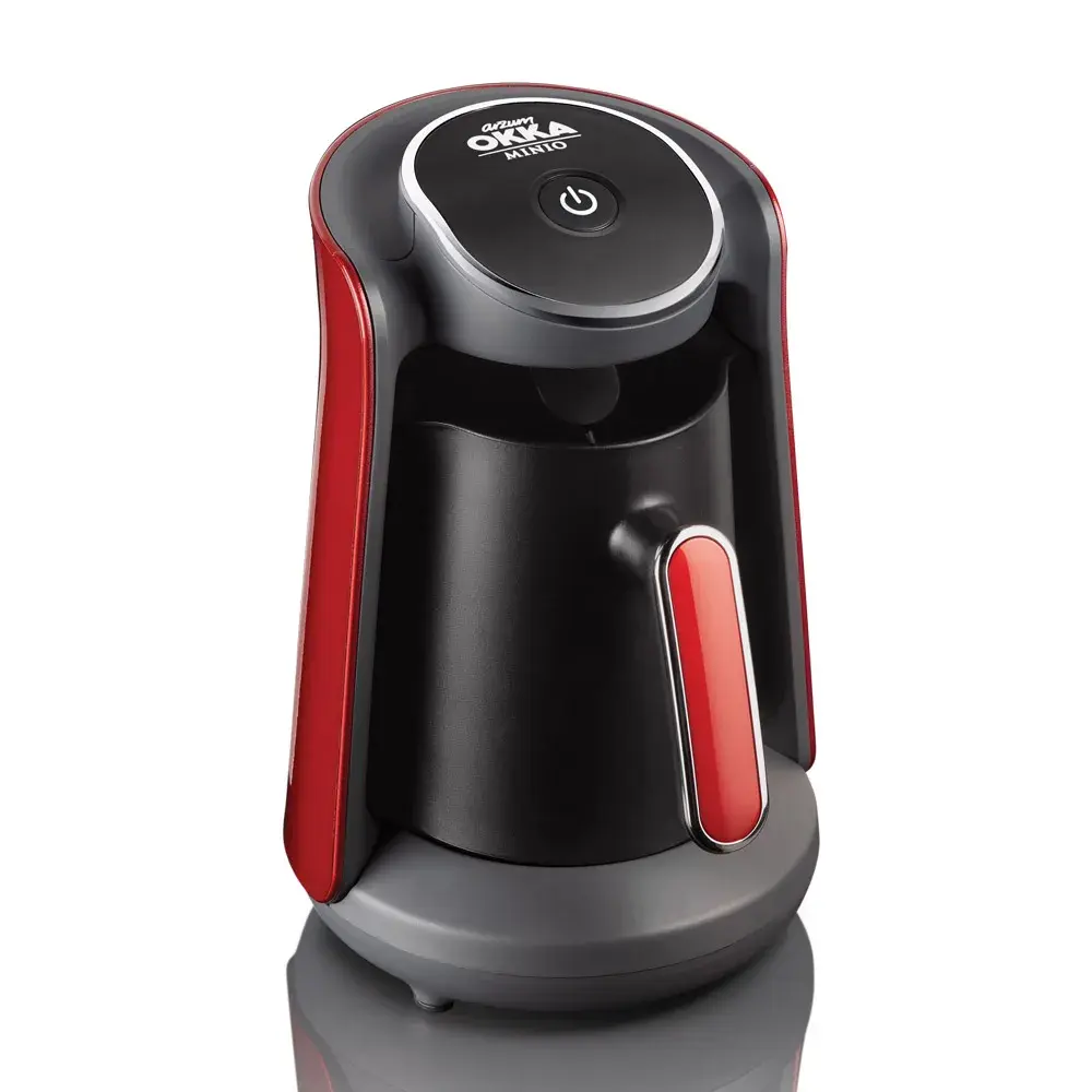 Arzum OKKA Minio Turkish Coffee Machine - Black/Red