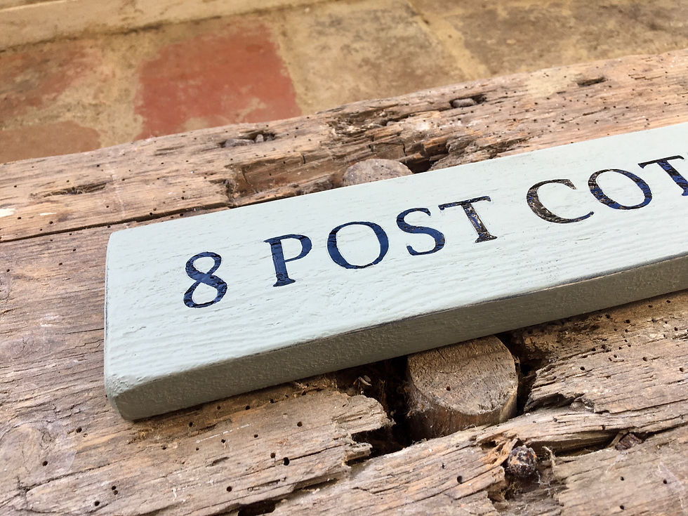 Thumbnail: Wooden House Sign 30 x 6cm