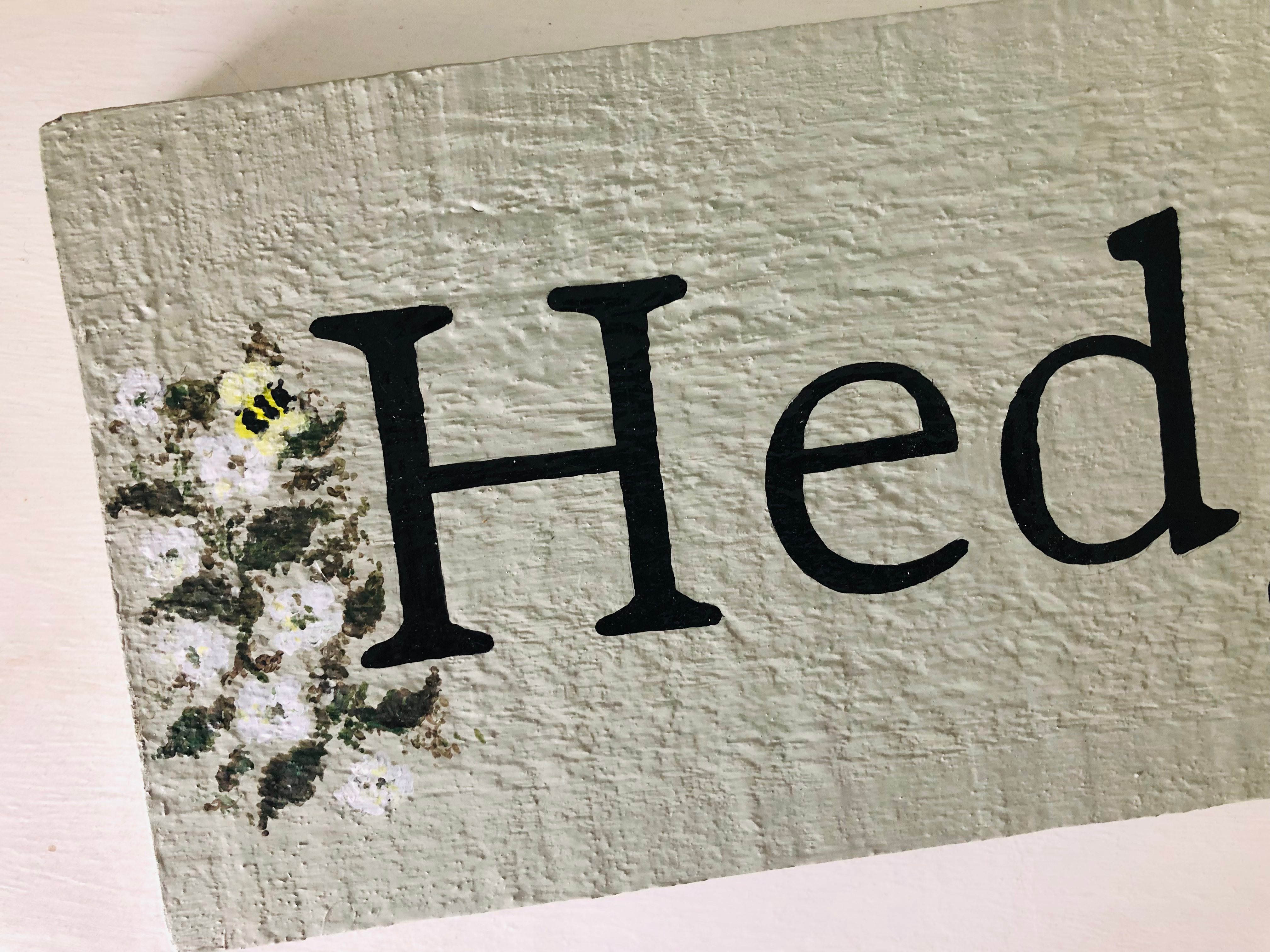 Personalised Wooden Painted Outdoor Sign