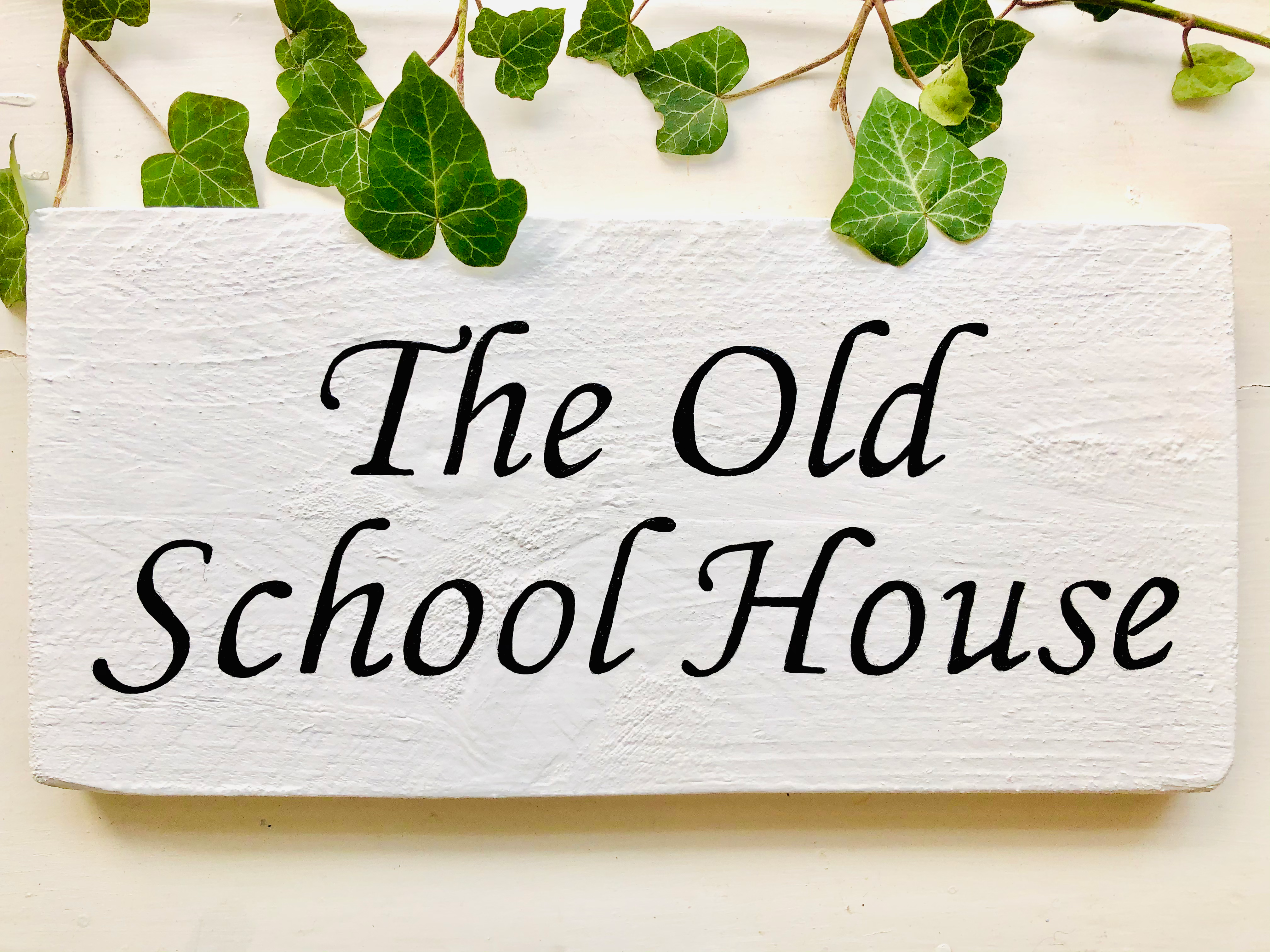 Personalised Wooden Painted Outdoor Sign