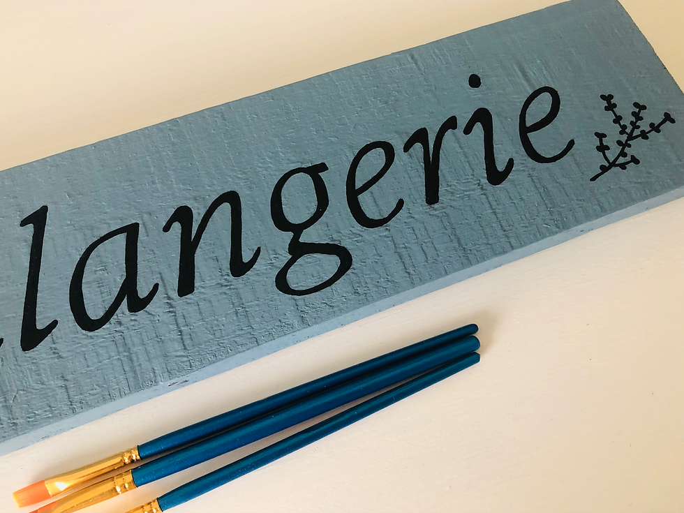 Thumbnail: Personalised Wooden Painted Outdoor Sign