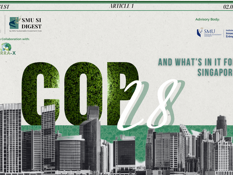 SMUSI x Terra-X Digest: COP28 and what’s in it for Singapore