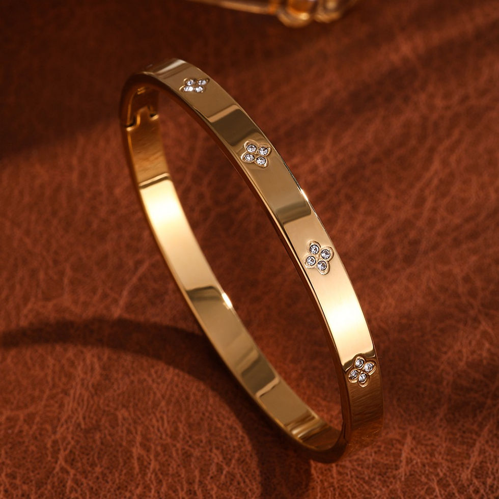 Thumbnail: The Mayfair Clover Bangle Collection