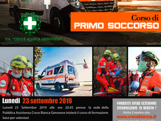 Corso per aspiranti soccorritori volontari 2019