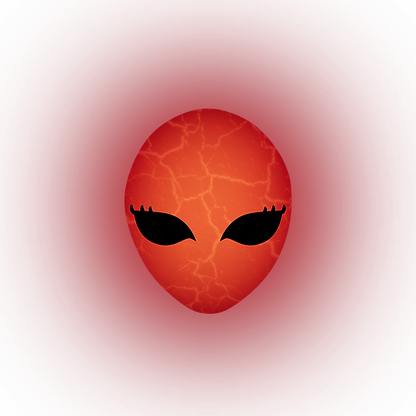 Alien vectoriel - Feu PNG.png